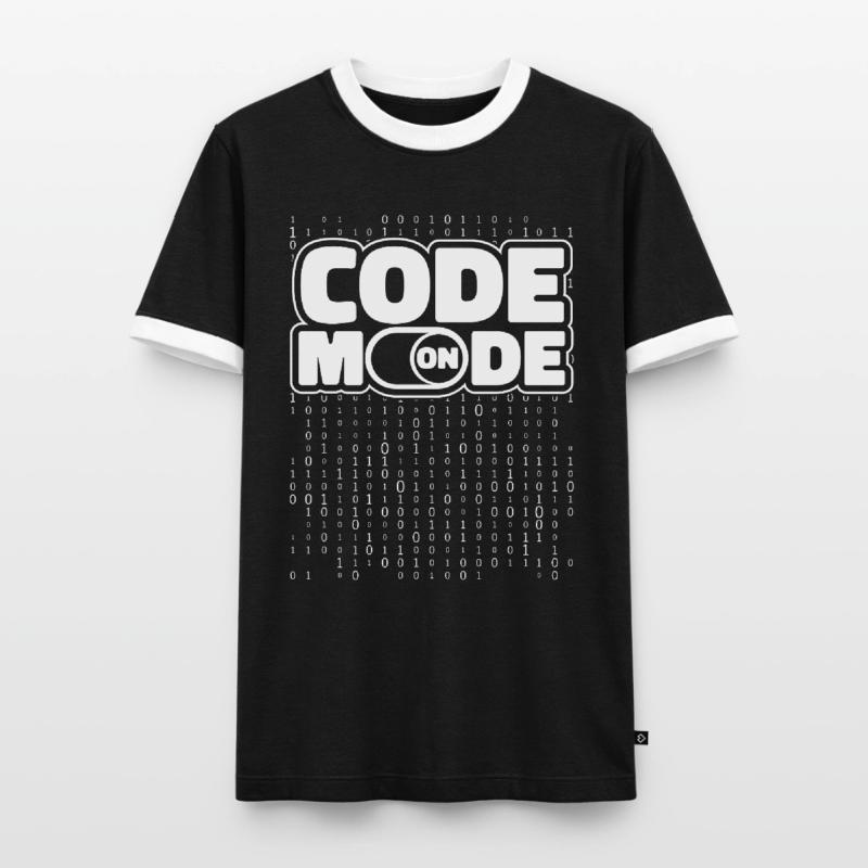 Developer Coder Programmer Men's Ringer Shirt