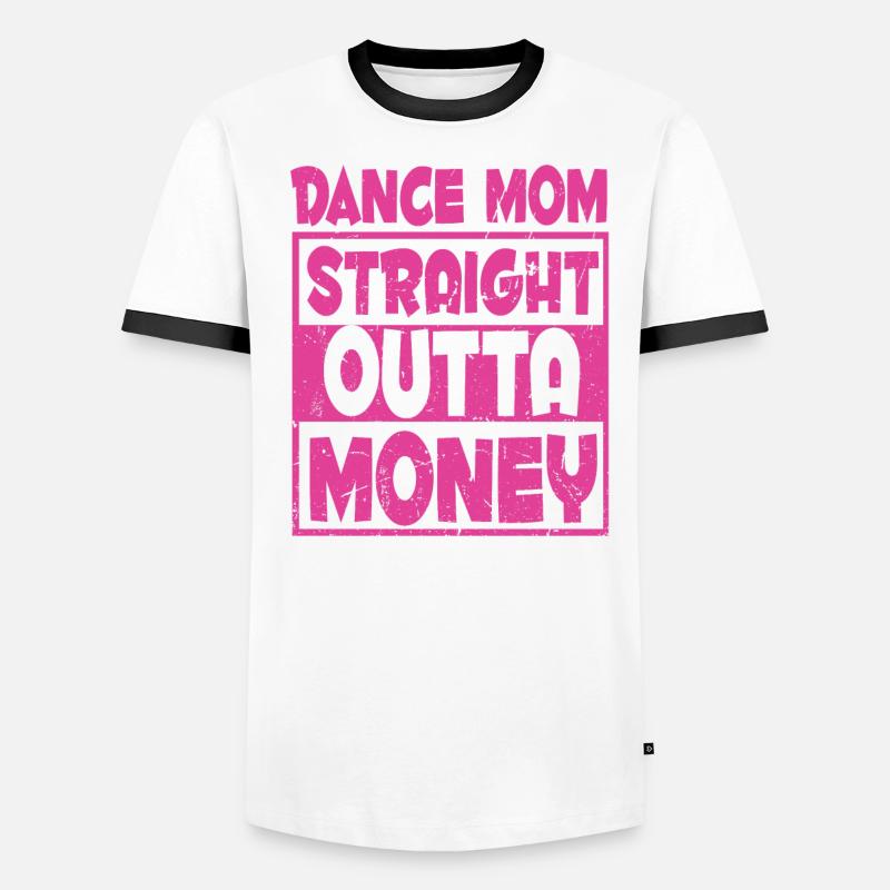 Mom Mutter Mutter Tanz Mutter Männer Kontrast-T-Shirt