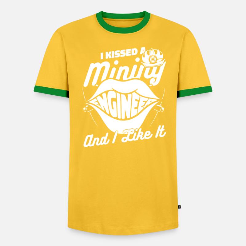 Engineer Kuss Mining Engineer - Men's Ringer Shirt - undefined