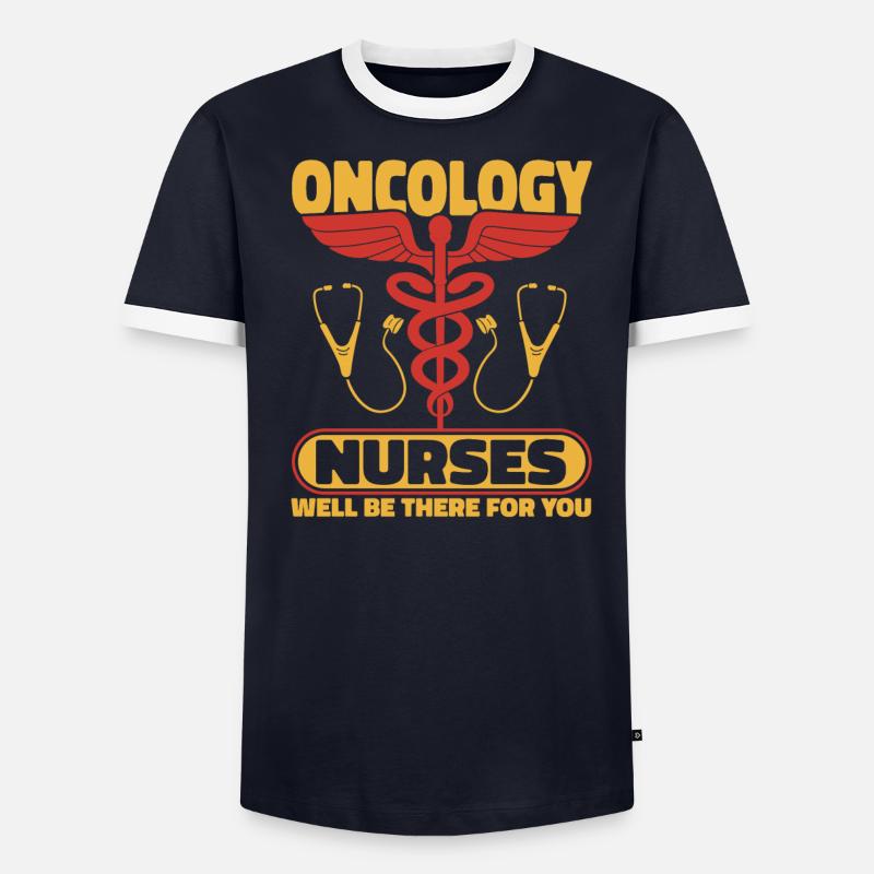 Stéthoscope infirmier T-shirt contrasté Homme