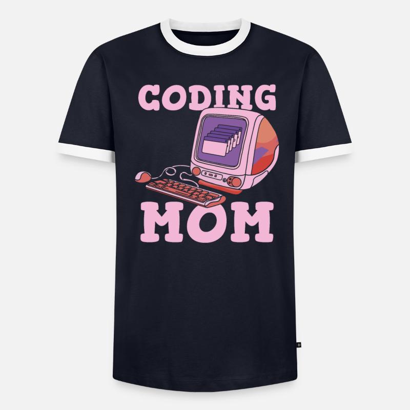 Développeur Coder Programmeur Mère - T-shirt contrasté Homme - undefined