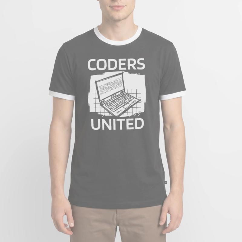 Developer Coder Programmer Men's Ringer Shirt