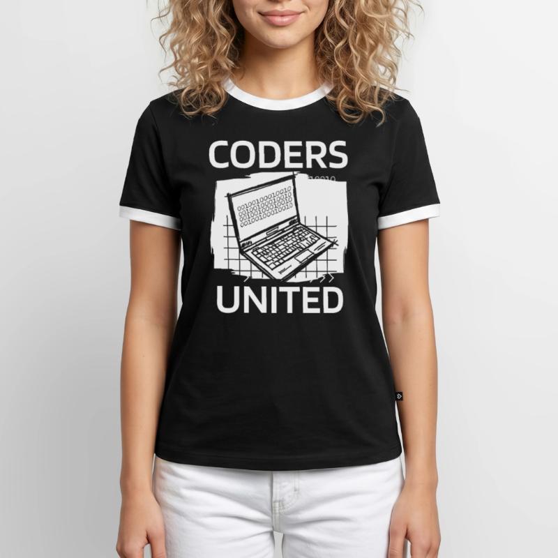 Developer Coder Programmer Men's Ringer Shirt