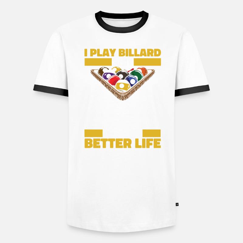 Chat de billard T-shirt contrasté Homme