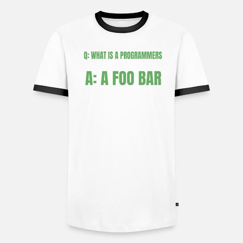 Entwickler Coder Programmierer Lustig Männer Kontrast-T-Shirt