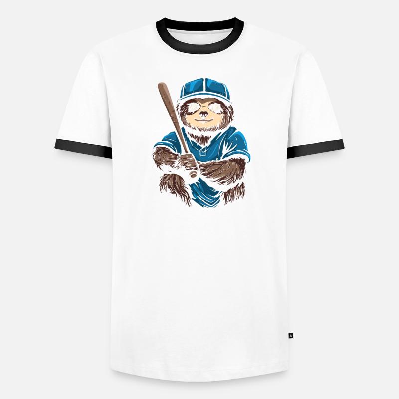 Sloth Cute Sloth Baseball Men's Ringer Shirt