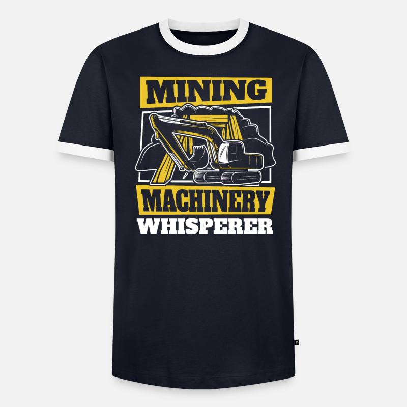 Engineer Cool Mining Engineer - Men's Ringer Shirt - undefined