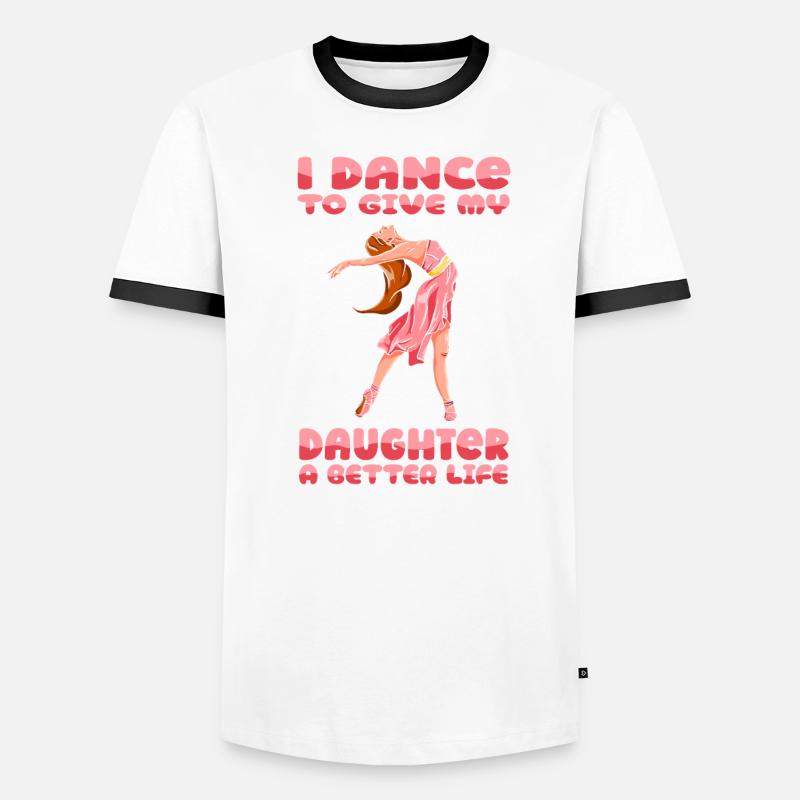 Mom Mutter Mutter Tanz Mutter Männer Kontrast-T-Shirt