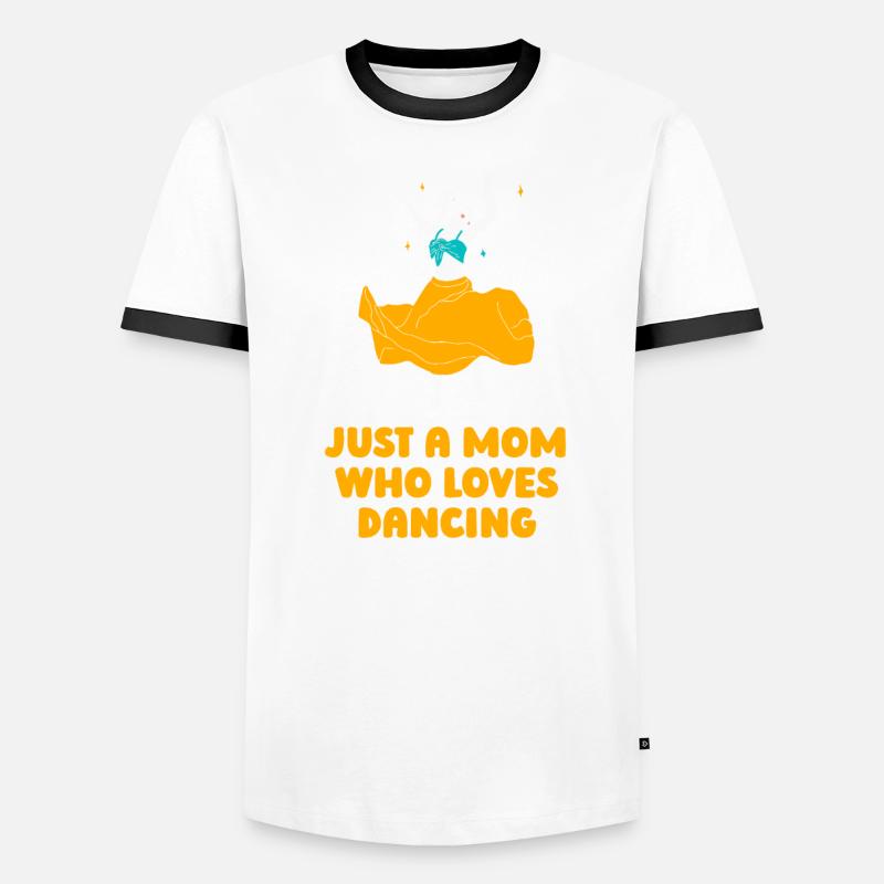 Mom Mutter Mutter Tanz Mutter Männer Kontrast-T-Shirt