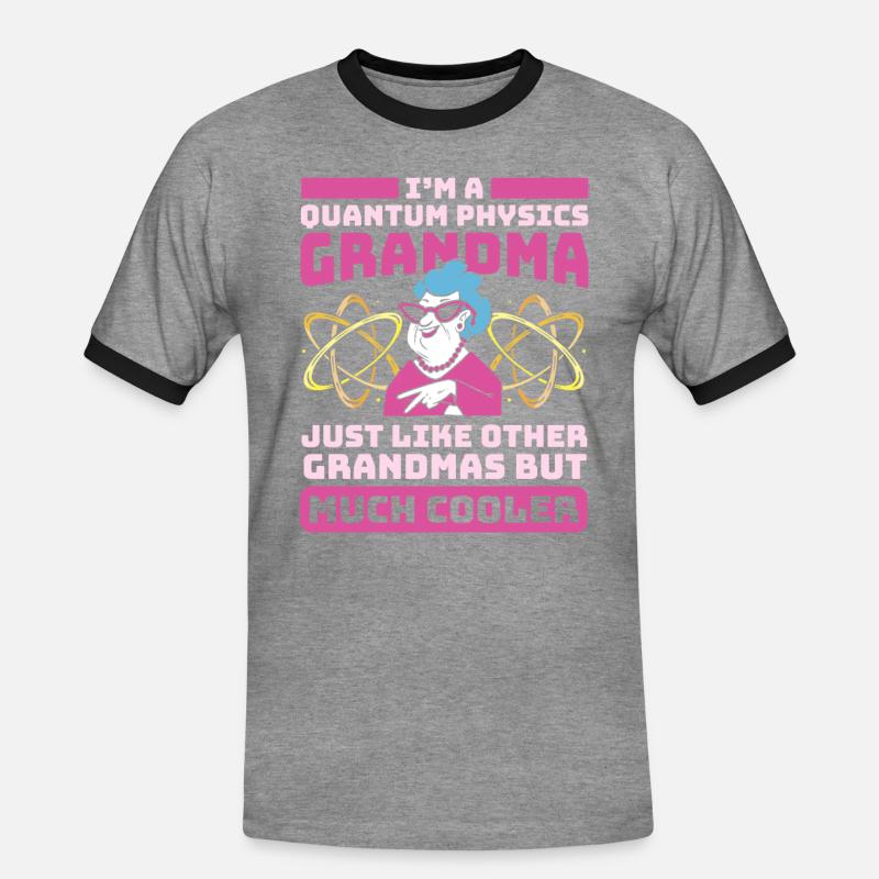 Physics Physicists Quantum Physics - Men's Ringer Shirt - heather grey/black