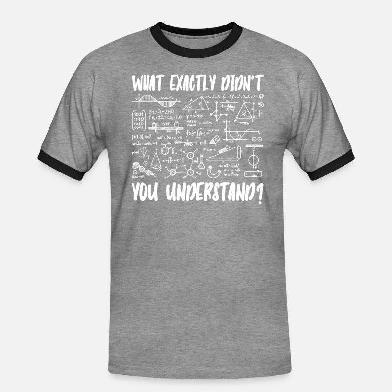 Physics Physicists Quantum Physics - Men's Ringer Shirt - heather grey/black