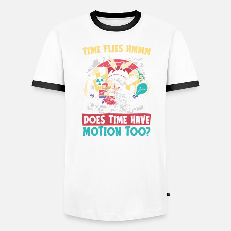 Physik Phyiker Witzig Quantenphysik Männer Kontrast-T-Shirt