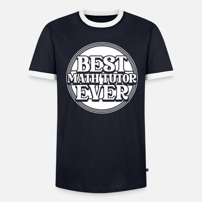 Math Teacher Math Teacher Math Tutor - Men's Ringer Shirt - undefined