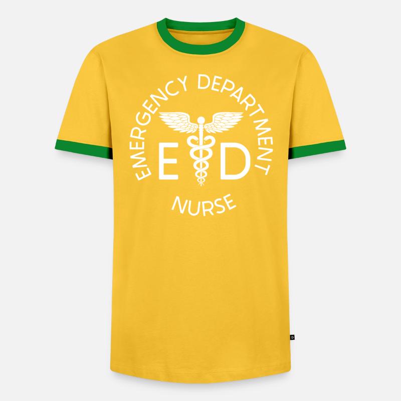 Krankenschwester Ed Notfall Krankenschwester - Männer Kontrast-T-Shirt - undefined