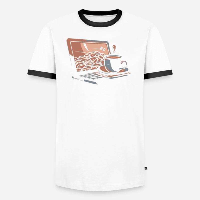 Developer, Coder, Programmer, Coffee Men's Ringer Shirt