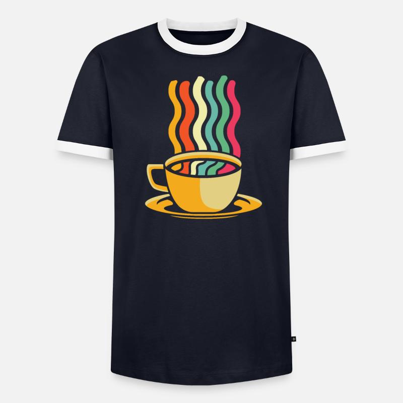 Coffee Cafe Men's Ringer Shirt