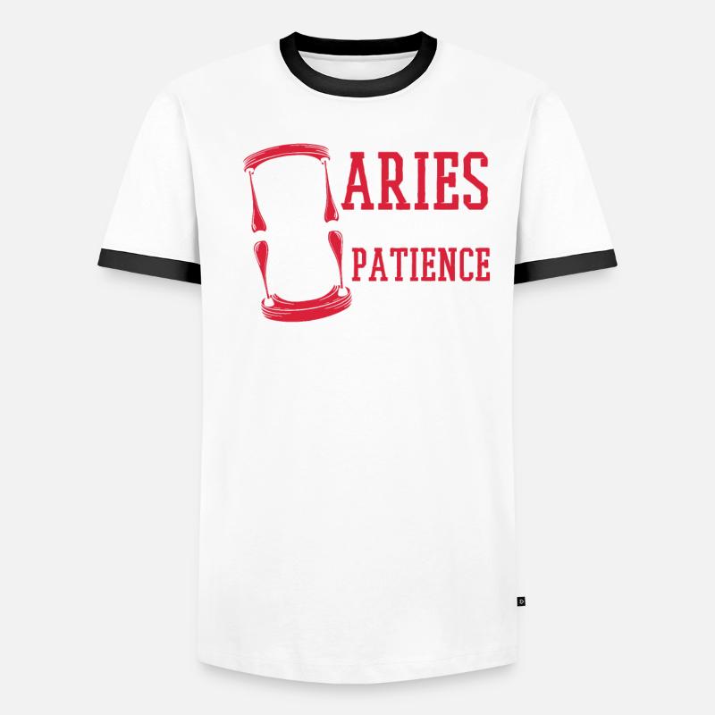 Widder Astrologie Männer Kontrast-T-Shirt
