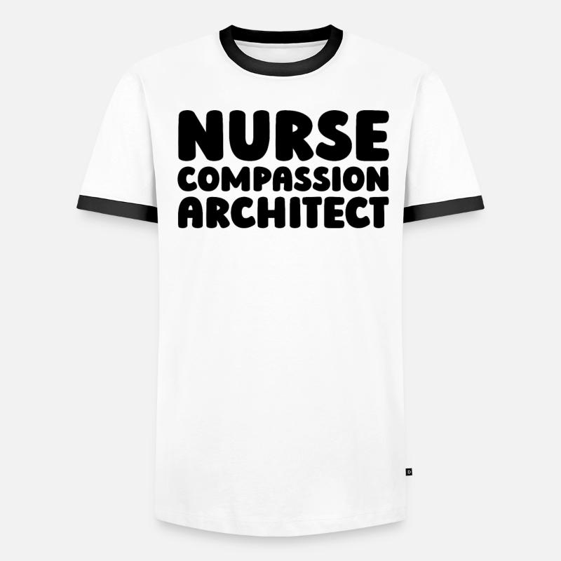Krankenschwester Männer Kontrast-T-Shirt