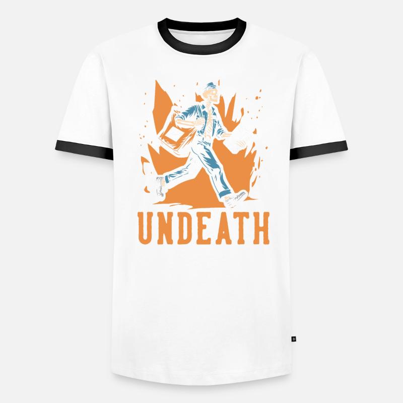 Postman Postman Skeleton Undeath Men's Ringer Shirt