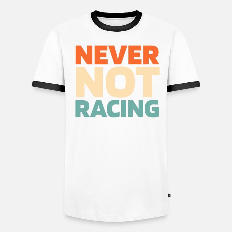 Course de dragsters T-shirt contrasté Homme