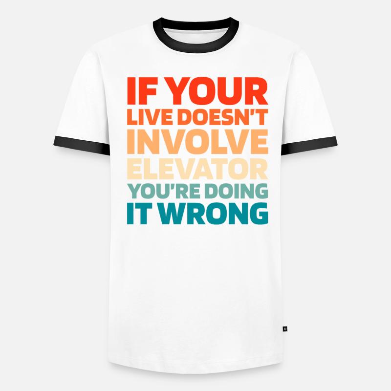 Elevator Elevator Men's Ringer Shirt