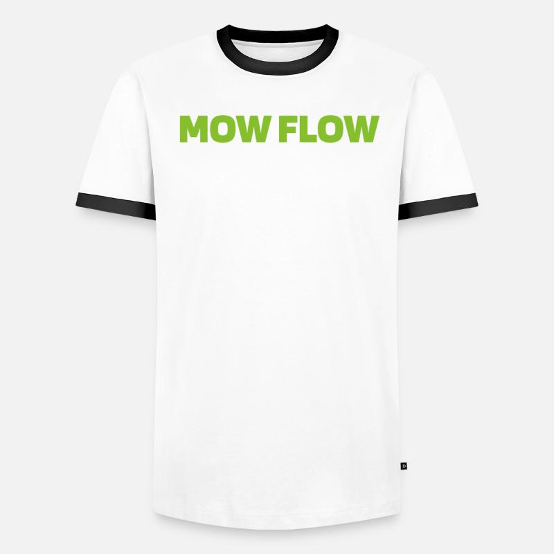 Lawn mower mowing Men's Ringer Shirt