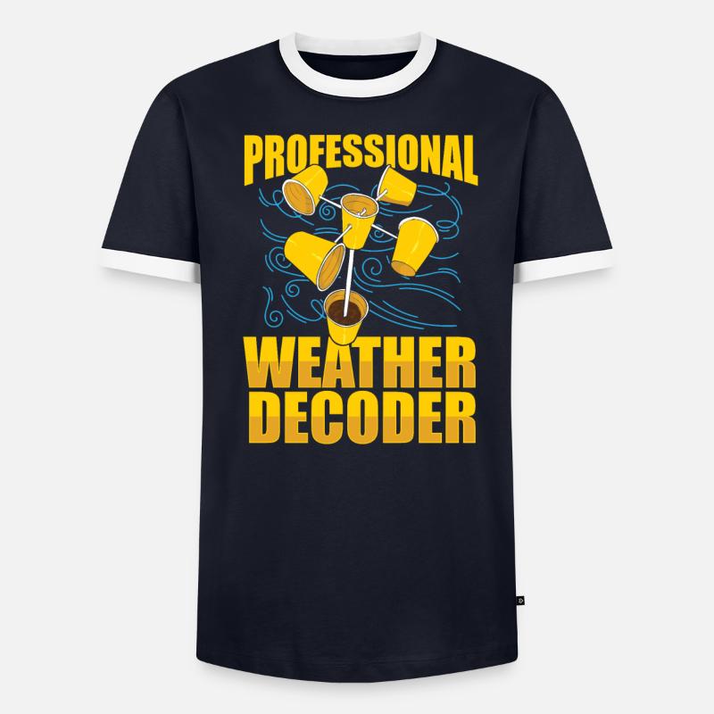 Analyste climat T-shirt contrasté Homme
