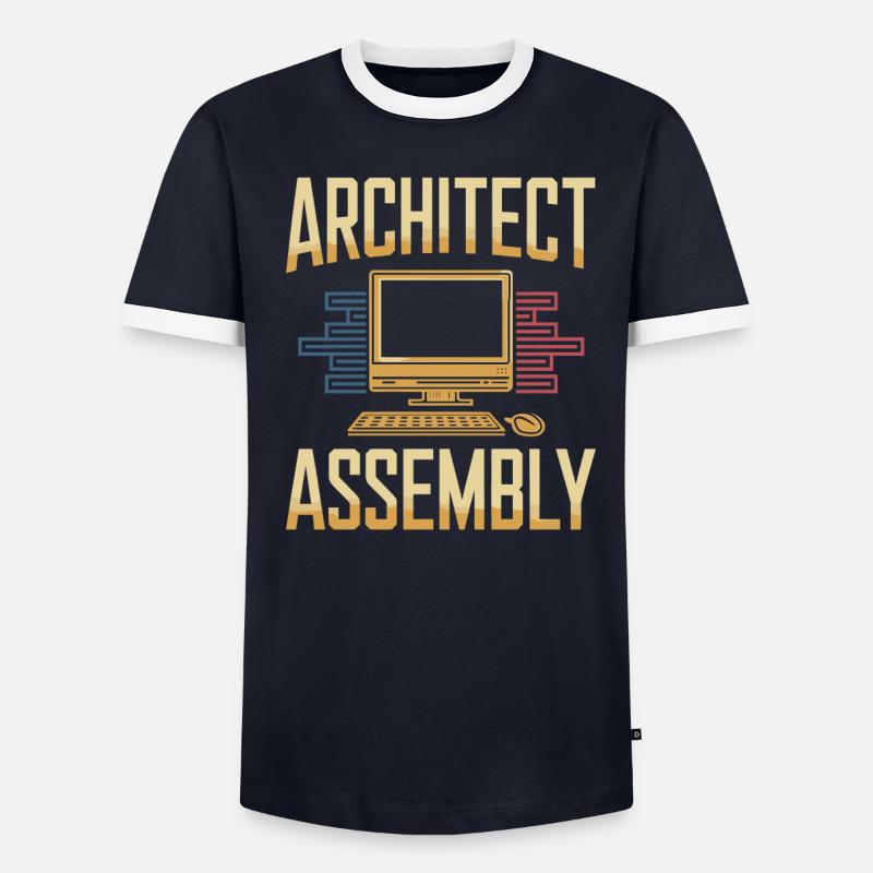 Équipe d’architectes de bases de données T-shirt contrasté Homme
