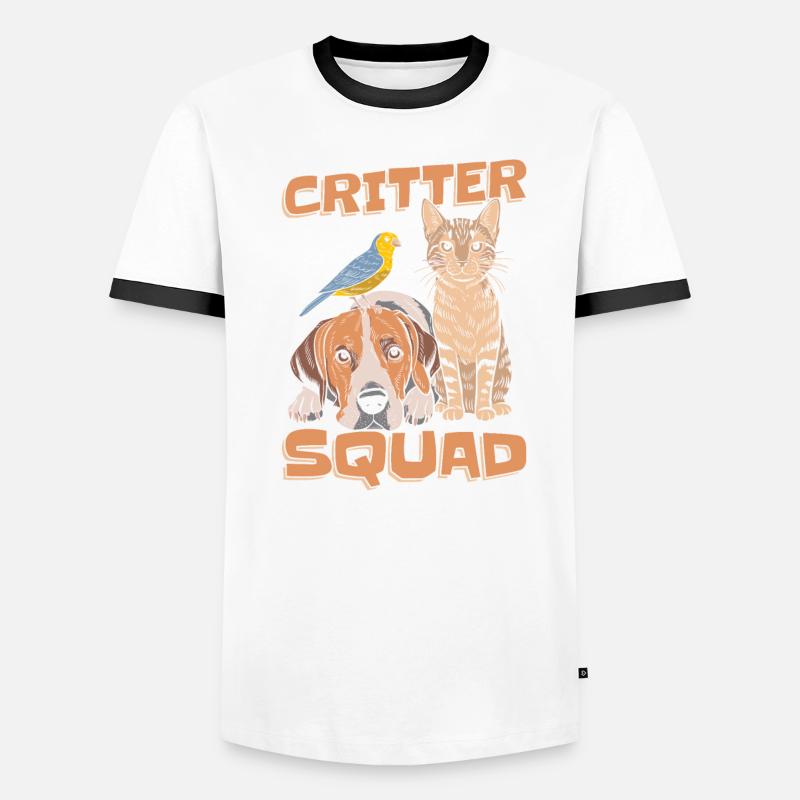 Tierpfleger Kader Männer Kontrast-T-Shirt