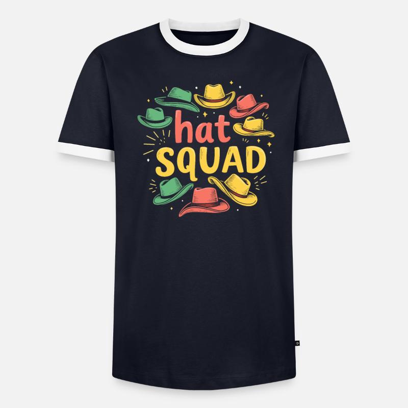 Escouade de chapeliers T-shirt contrasté Homme