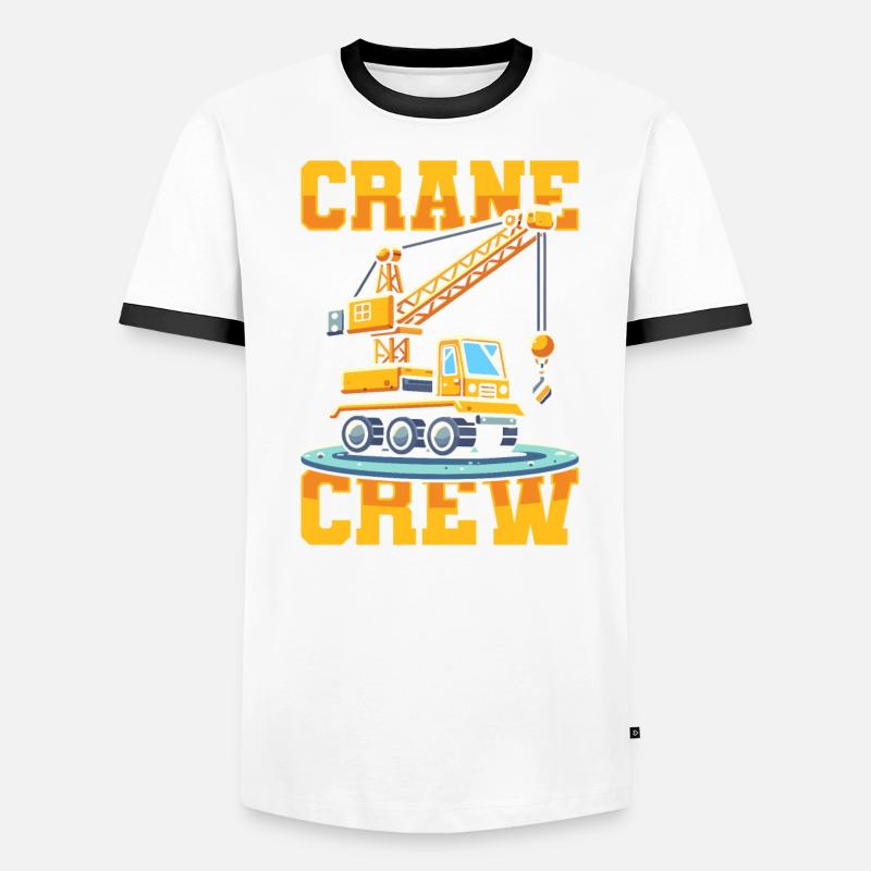 Crane Operator Team Men's Ringer Shirt