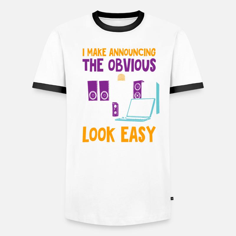 Speaker T-shirt contrasté Homme