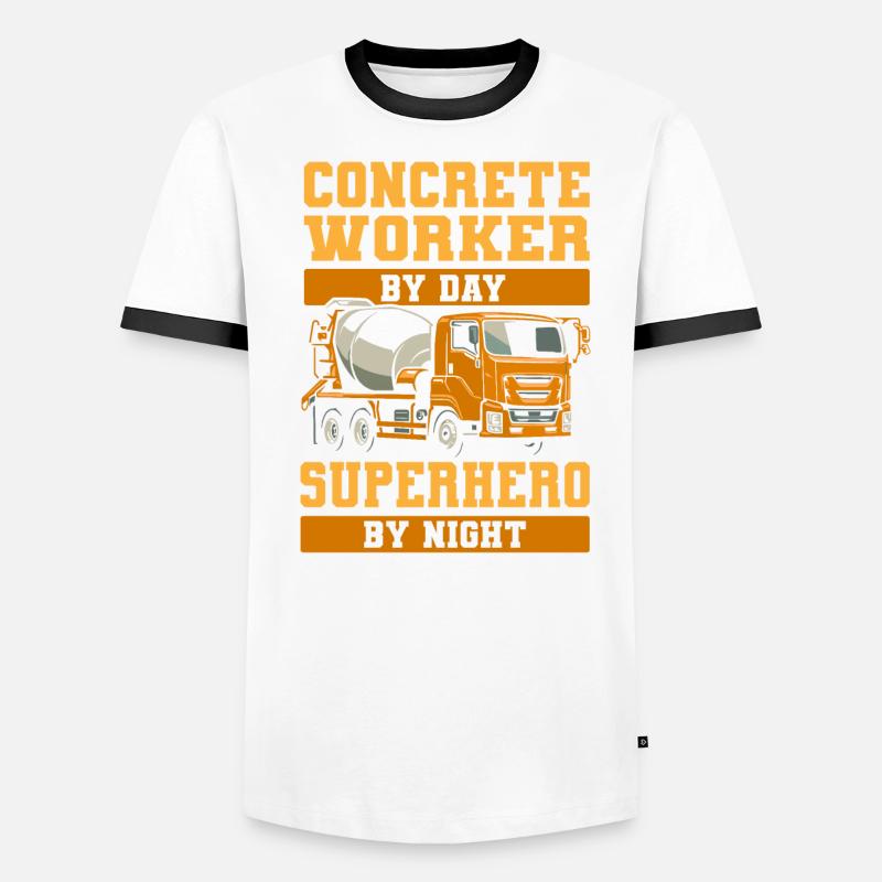 Concrete workers Men's Ringer Shirt