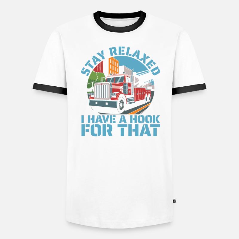 Service de remorquage Dépanneuse T-shirt contrasté Homme