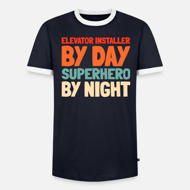 Elevator Installer Men's Ringer Shirt
