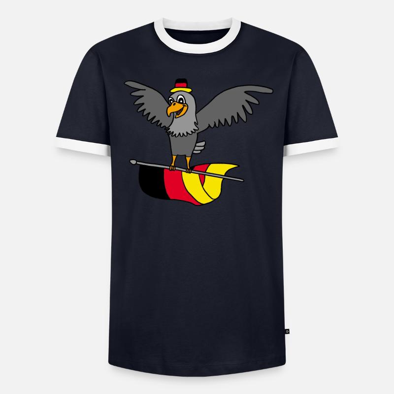 Germany Eagle Men's Ringer Shirt
