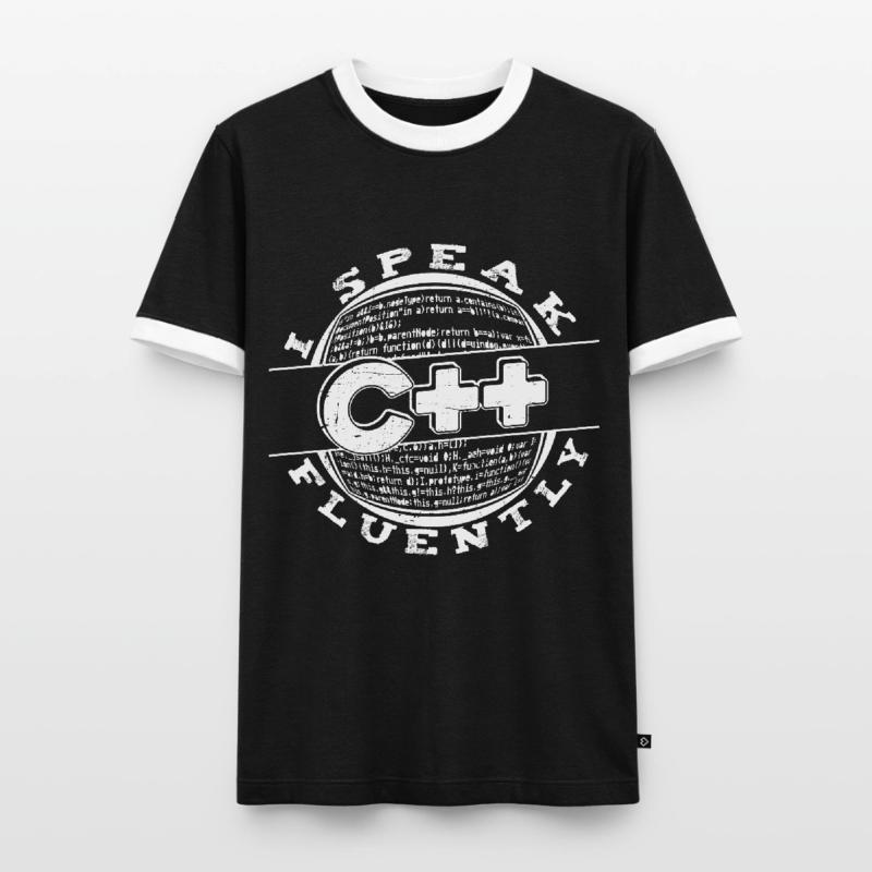 Programmierer Coder Software Entwickler Männer Kontrast-T-Shirt