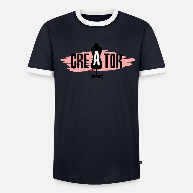 Skaber, designer, modedesigner, modedesigner - Herre kontrast-T-shirt - undefined