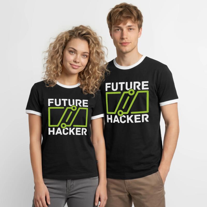 Programmierer Coder Software Entwickler Männer Kontrast-T-Shirt