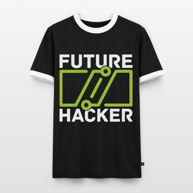 Programmierer Coder Software Entwickler Männer Kontrast-T-Shirt