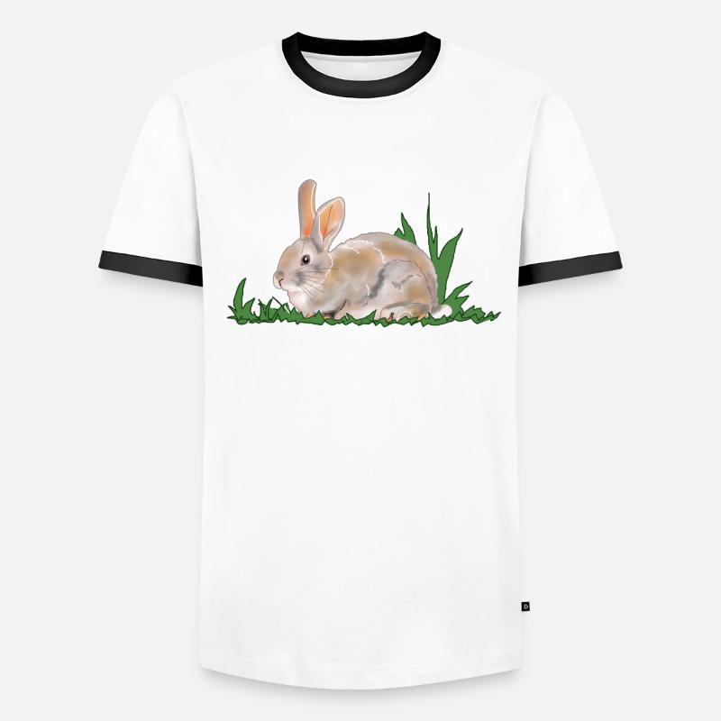 Rabbit, rabbit, spring Men's Ringer Shirt