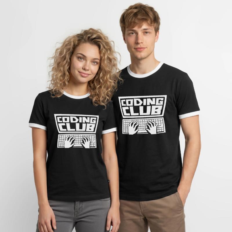 Programmierer Coder Software Entwickler Männer Kontrast-T-Shirt