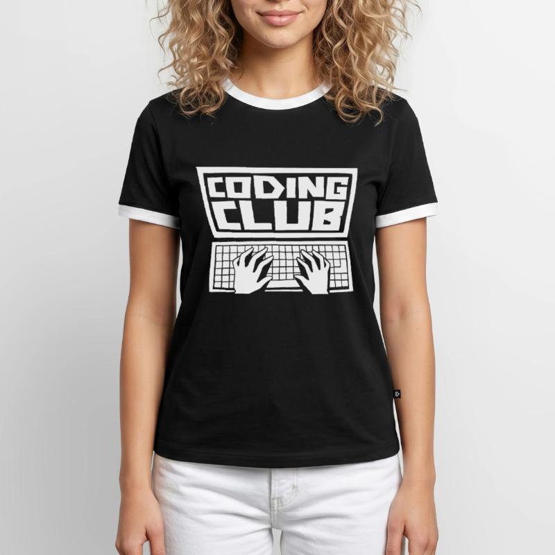 Programmierer Coder Software Entwickler Männer Kontrast-T-Shirt