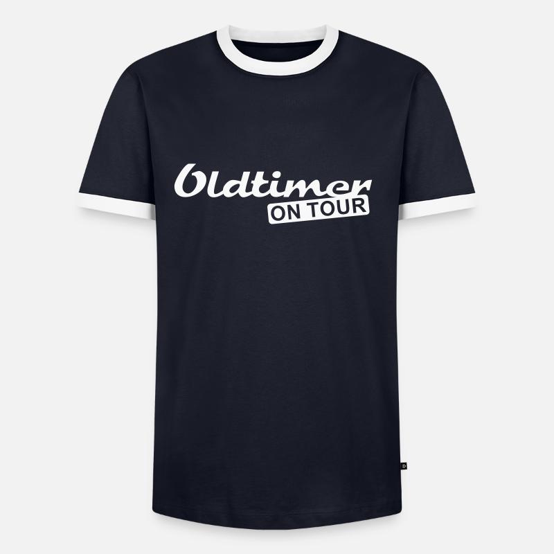 Oldtimer on Tour - Herre kontrast-T-shirt - undefined
