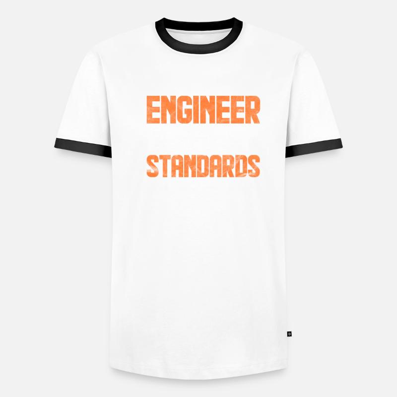Engineer Engineer Technician Civil Engineer Gift Men's Ringer Shirt