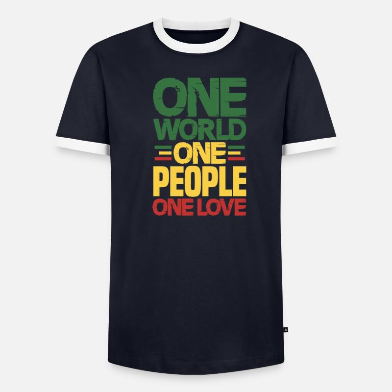Rasta T-shirt contrasté Homme