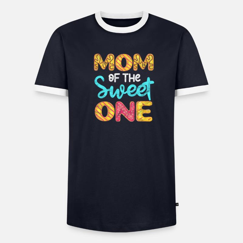 Donut Mutter - Männer Kontrast-T-Shirt - undefined