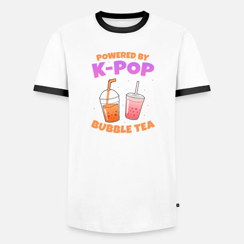 Bubble Tea Men's Ringer Shirt