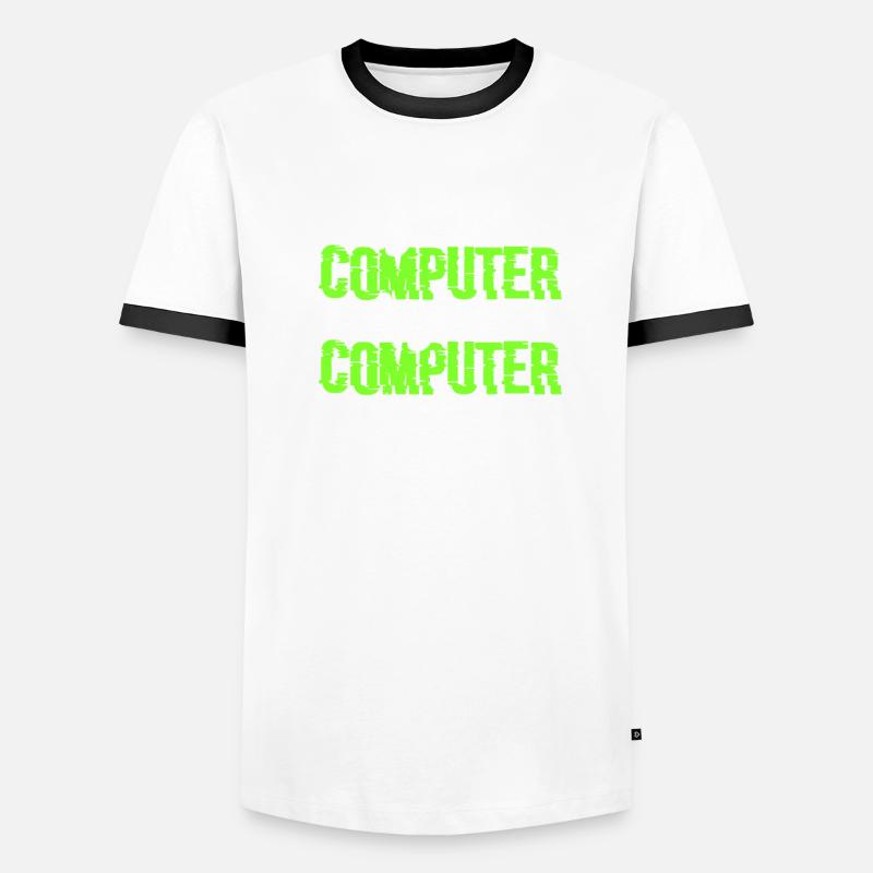 Hacker Coder Computer Hacking Cadeau T-shirt contrasté Homme