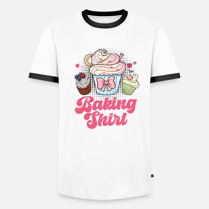 Cupcake Männer Kontrast-T-Shirt